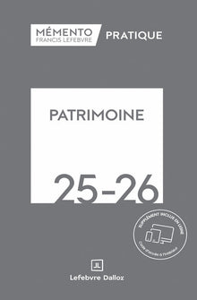 Mémento Patrimoine 2025-2026