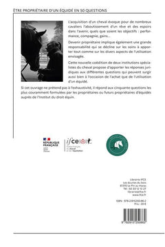 Etre propriétaire d'un équidé en 50 questions