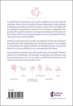 Purification des pierres & des cristaux - L'art du nettoyage énergétique - 10 méthodes de purification détaillées
