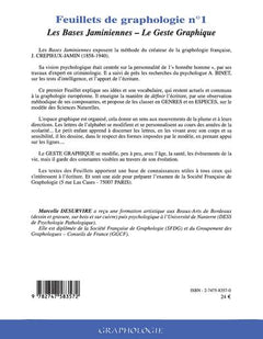 Feuillets de graphologie n°1