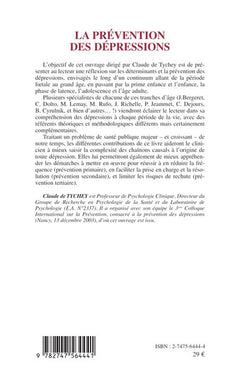 La prévention des dépressions