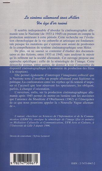 LE CINEMA ALLEMAND SOUS HITLER