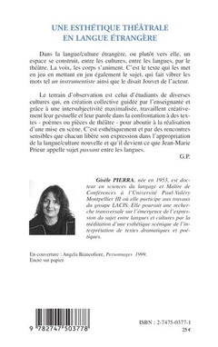 Une esthétique théâtrale en langue étrangère
