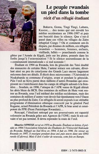 Le peuple rwandais un pied dans la tombe. Recit d'un refugie etudiant