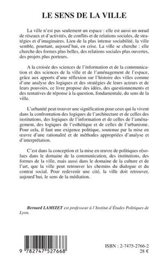 Le sens de la ville