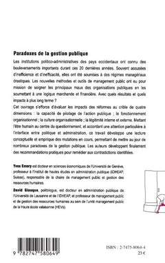 Paradoxes de la gestion publique