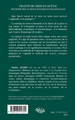 TRAITÉ DE MISE EN SCÈNE