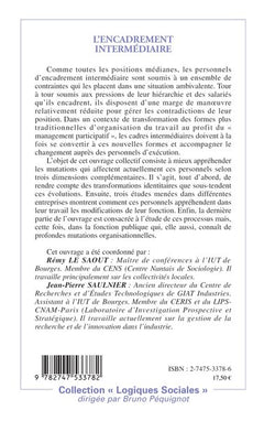L'encadrement intermédiaire