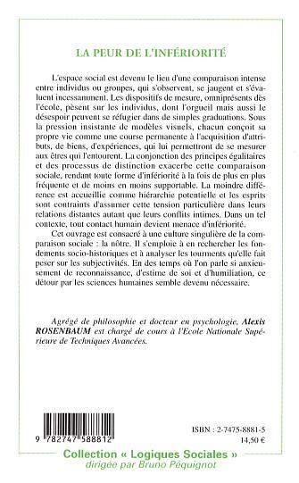 La peur de l'infériorité