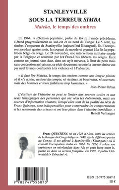 Mateka, le temps des ombres