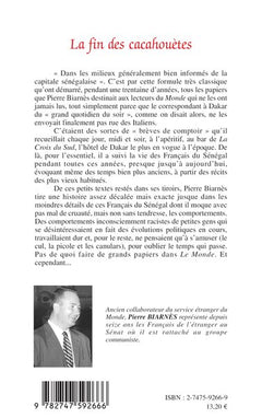 La fin des cacahouètes
