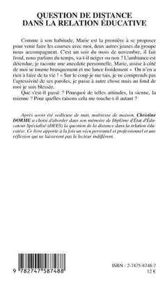 Question de distance dans la relation éducative
