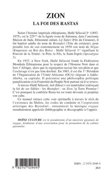 Zion la foi des rastas