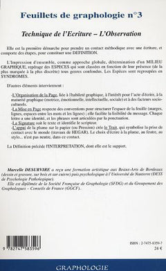 Feuillets de graphologie n°3