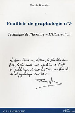 Feuillets de graphologie n°3