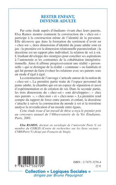 RESTER ENFANT, DEVENIR ADULTE