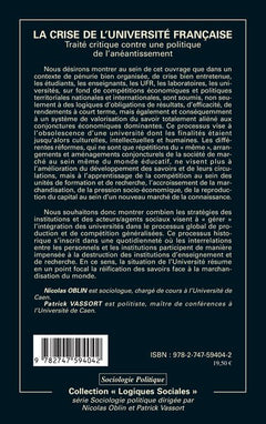 La crise de l'université française