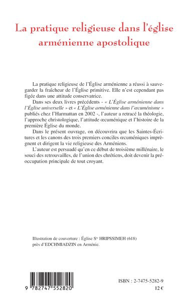 La pratique religieuse dans l'église arménienne apostolique