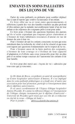 Enfants en soins palliatifs