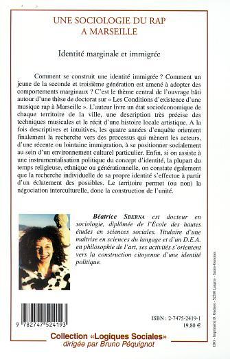 UNE SOCIOLOGIE DU RAP À MARSEILLE