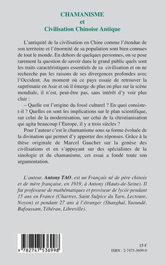 Chamanisme et civilisation chinoise antique