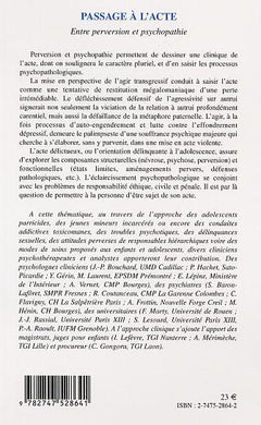 PASSAGE À L'ACTE