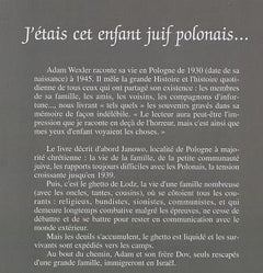 J'étais cet enfant juif polonais