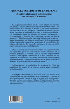 Finances publiques de la défense