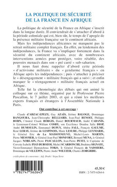 La politique de sécurité de la France en Afrique