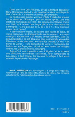 LA PAROLE DE L'ESTRANGER