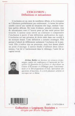 L'EXCLUSION : Définitions et mécanismes