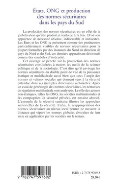 États, ONG et production des normes sécuritaires dans les pays du Sud