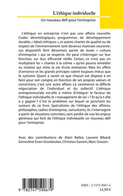 L'éthique individuelle
