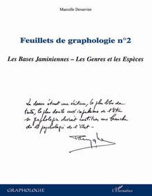 Feuillets de graphologie n°2