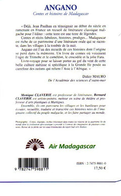 Angano: Contes et histoires de Madagascar