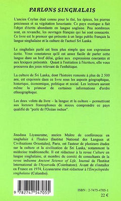 Parlons Singhalais