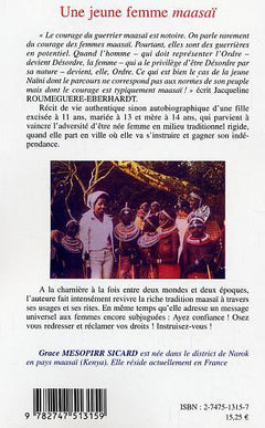 Une jeune femme maasai