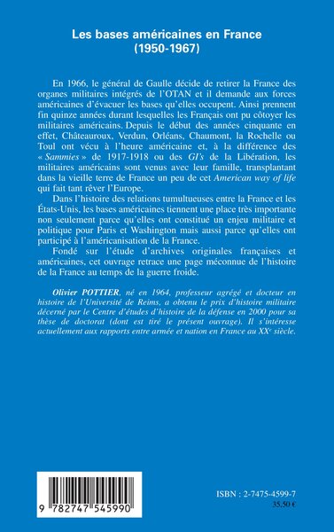 Les bases américaines en France: 1950-1967
