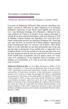 UN ISLAM À VOCATION LIBÉRATRICE