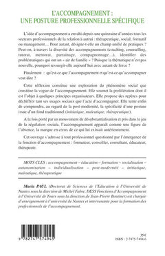 L'accompagnement : une posture professionnelle spécifique