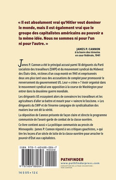 Le socialisme en procès; Déposition au procès pour sédition de Minneapolis
