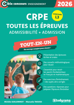 Nouveau CRPE – Toutes les épreuves (admissibilité + admission)