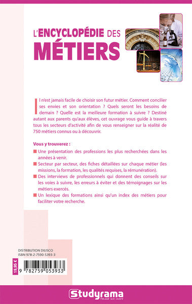 L'encyclopédie des métiers 2024 -2025: Le guide de votre avenir