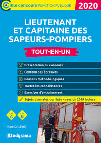 Lieutenant et capitaine des sapeurs-pompiers professionnels 2020: Tout-en-un