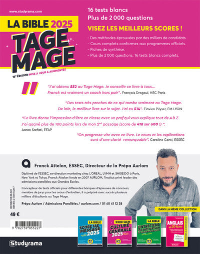 La Bible du Tage Mage 2025: 15e édition