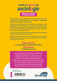 Cahier d'exercices en sociologie
