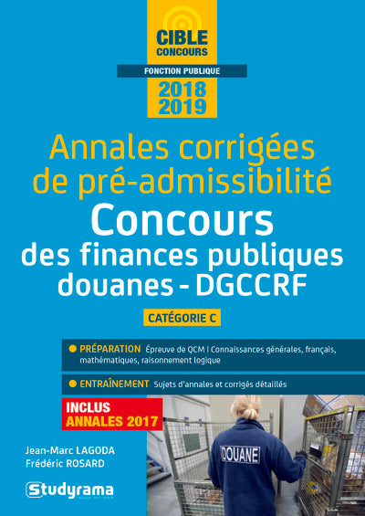 Annales corrigées pré-admissibilité concours finances publiques dgccrf cat c