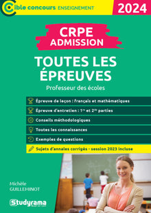 CRPE – Admission – Toutes les épreuves