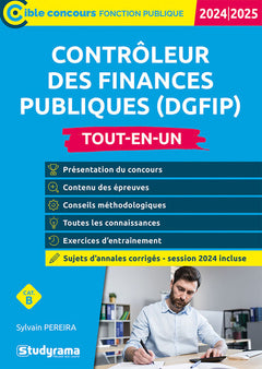Contrôleur des finances publiques (DGFiP) – Tout-en-un (Catégorie B – Concours 2024-2025)