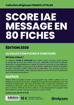 Le Score IAE Message en 80 fiches